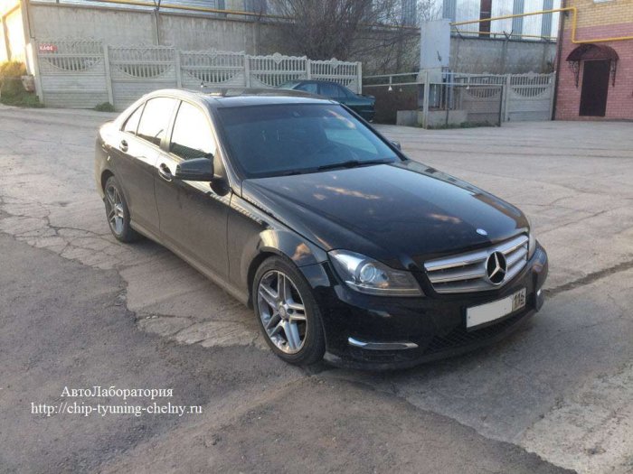 Чип-тюнинг Mercedes W204 2.2L diesel 2013 г.в.