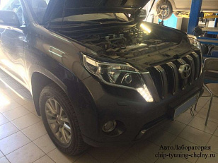 Чип тюнинг с отключением клапана EGR на Toyota Land Cruiser Prado 2.8 177hp 2016 года выпуска