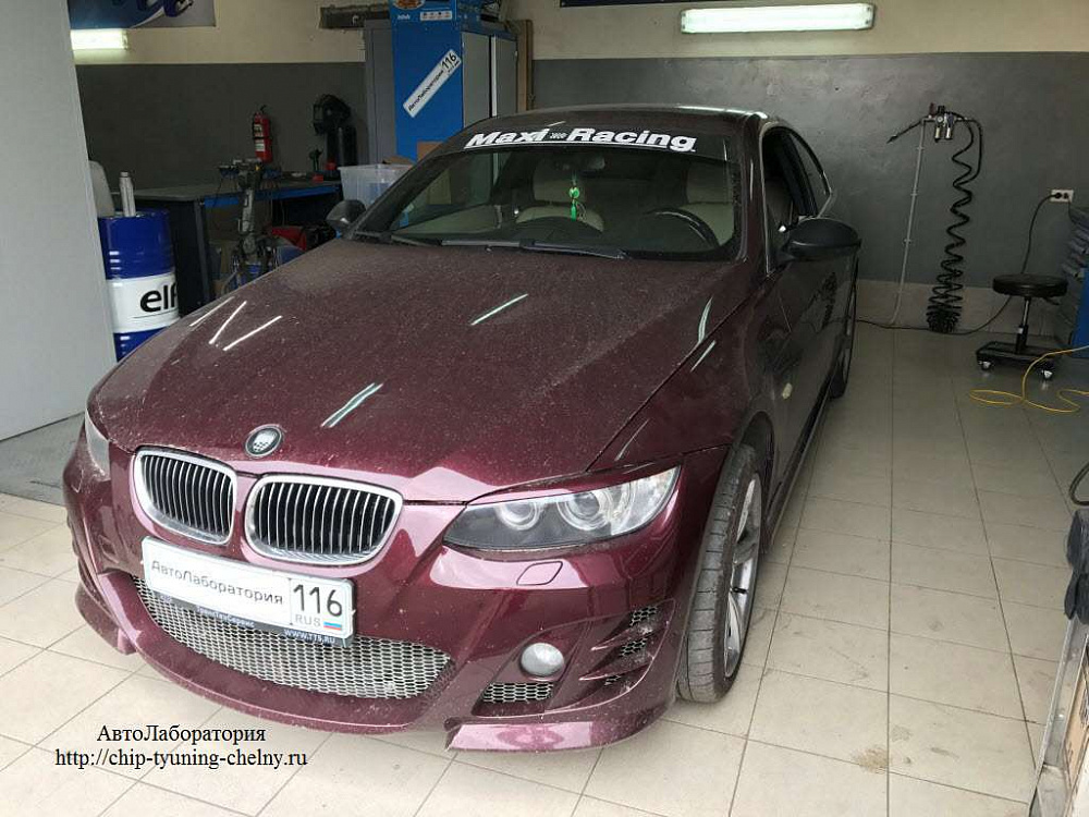 Чип-тюнинг BMW 3 (E92) 2.5L 218HP (2008 г.в.) с отключением катализаторов