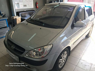 Чип-тюнинг Hyundai Getz 1.4L 97HP (2008 г.в.) с отключением контроля катализатора и отключением системы иммобилайзера