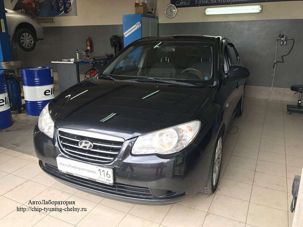 Чип-тюнинг Hyundai Elantra HD 1.6L 123HP (2008 г.в.)