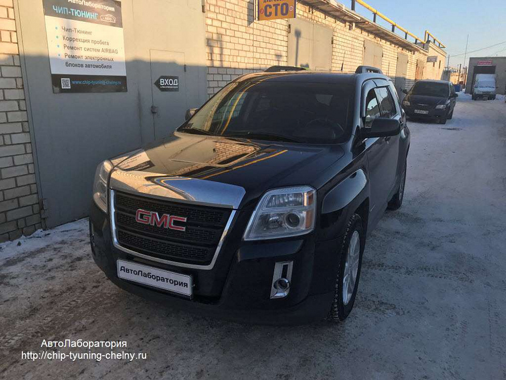 Чип-тюнинг GMC Terrain 185HP 2.4L (2012 г.в.) с отключением контроля катализатора