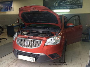 Чип-тюнинг Ssang Yong Actyon NEW 149 HP 2.0 diesel c отключением клапана EGR и сажевого фильтра.